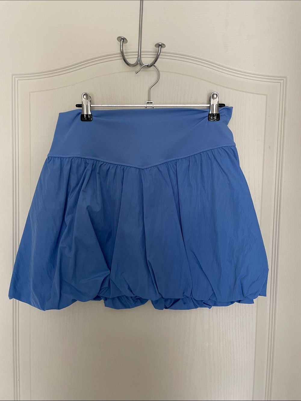 Offline by Aerie Real Me Bubble Skort Blue Mini Skirt Large